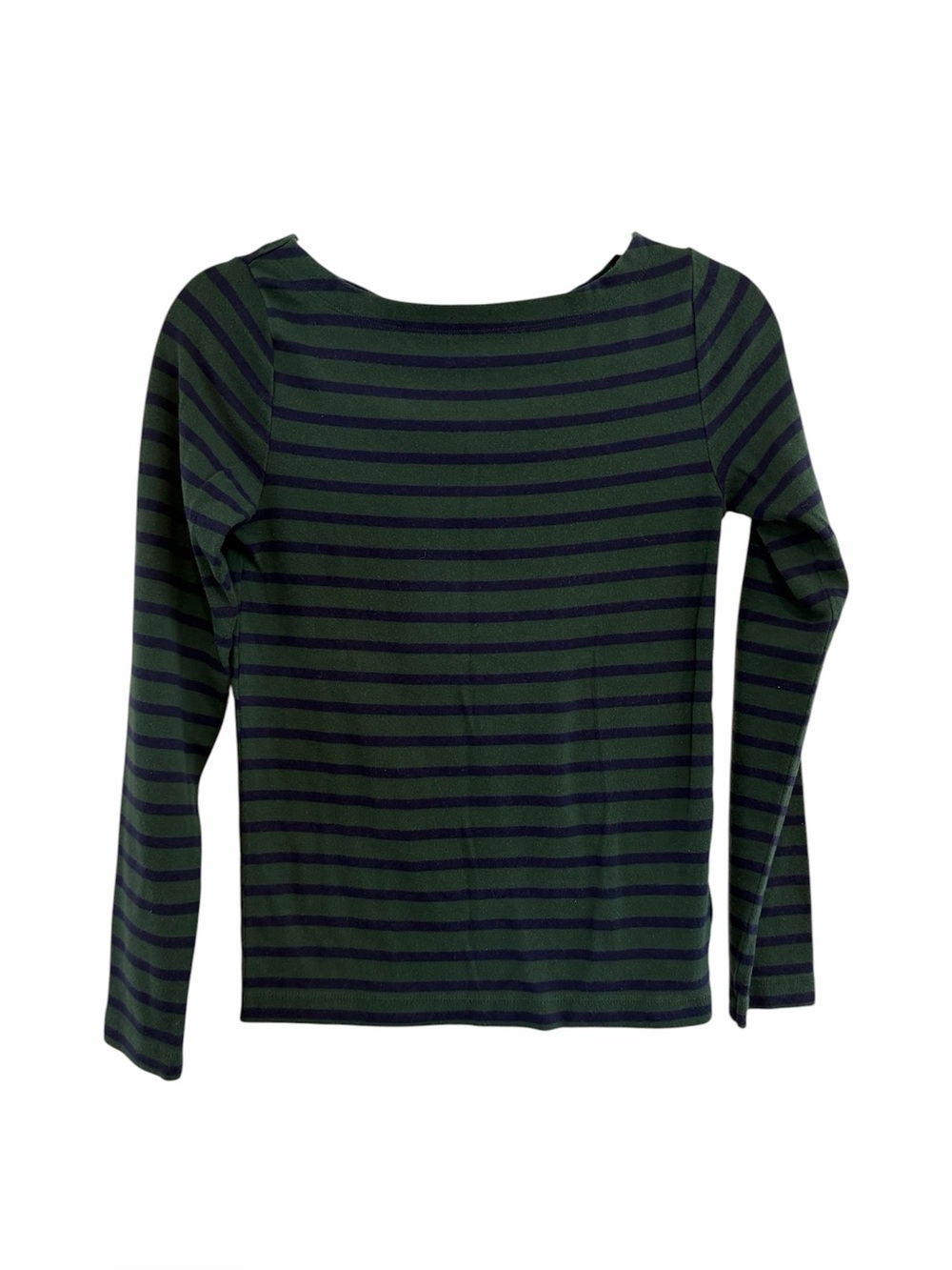 GAP Striped Modern T in Green and Navy